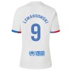 Virallinen Fanipaita + Shortsit FC Barcelona Lewandowski 9 Vieraspelipaita 2023-24 - Lasten